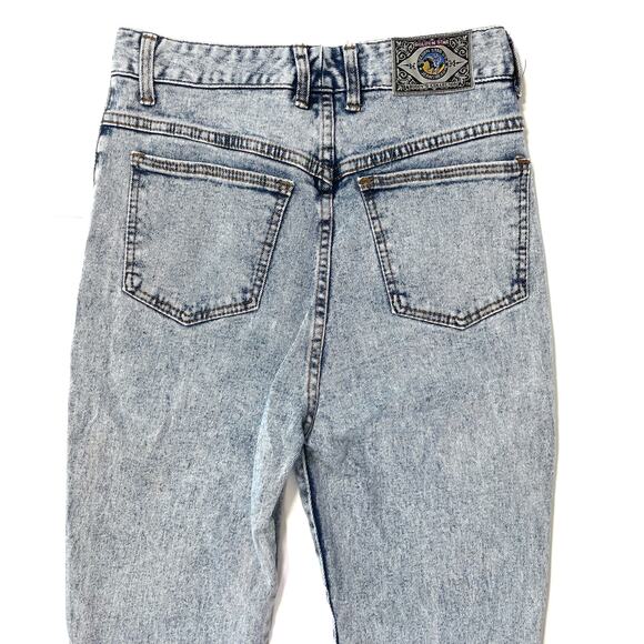 Vintage Golden Star USA Womens Skinny Jeans 11/12 Acid Wash Western Cowgirl - Picture 10 of 14